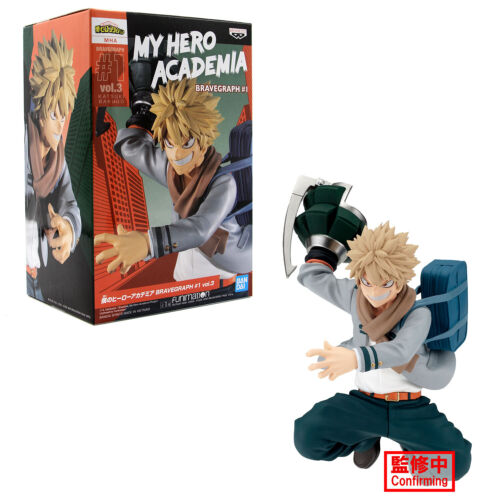 My Hero Academia Katsuki Bakugo Bravegraph #1 Vol. 3 Statue