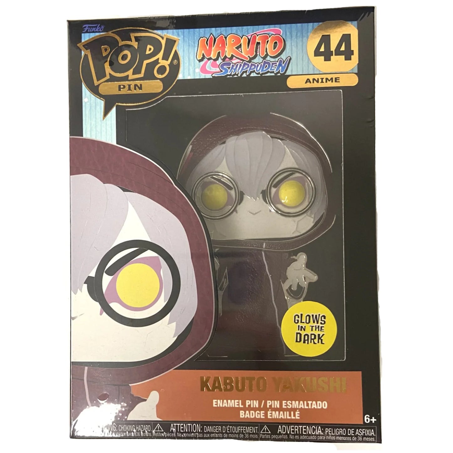 Funko Pop Pins Naruto Shippuden - Kabuto Yakushi (GITD)