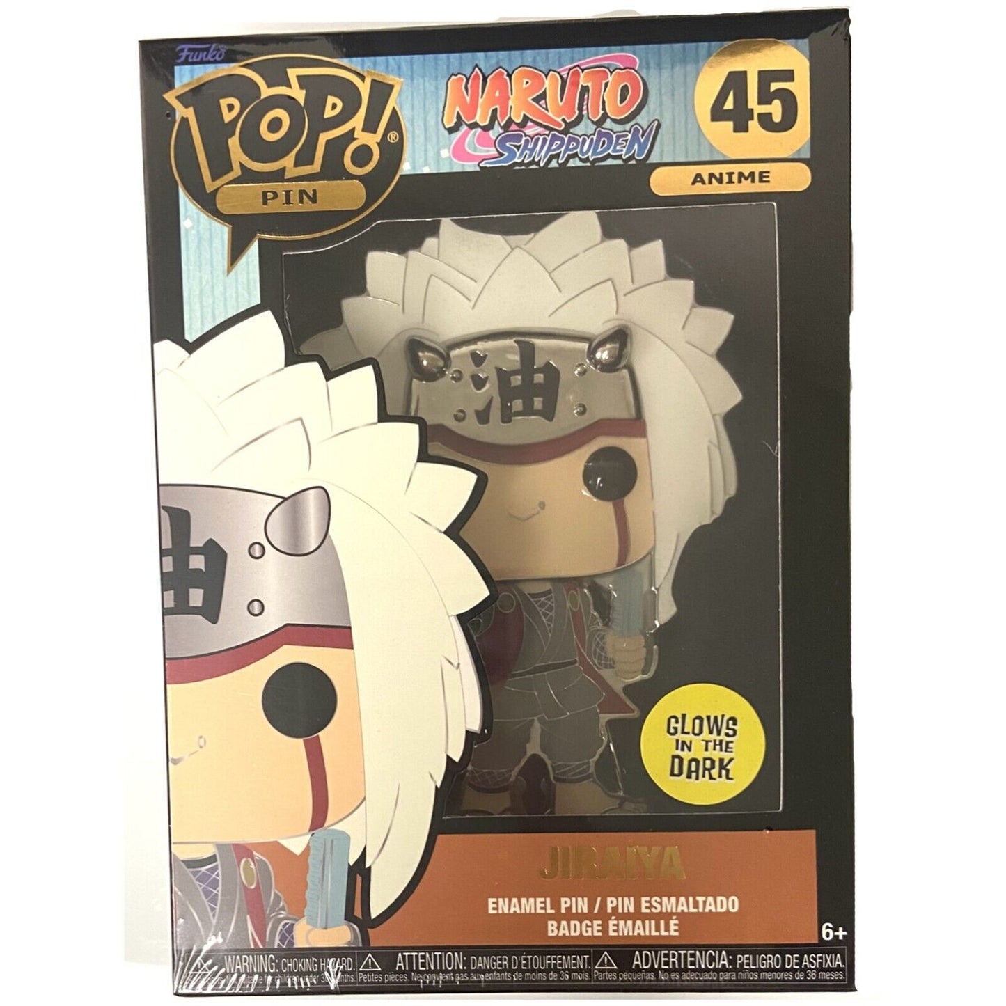 Funko Pop Pins Naruto Shippuden - Jiraiya (GITD)