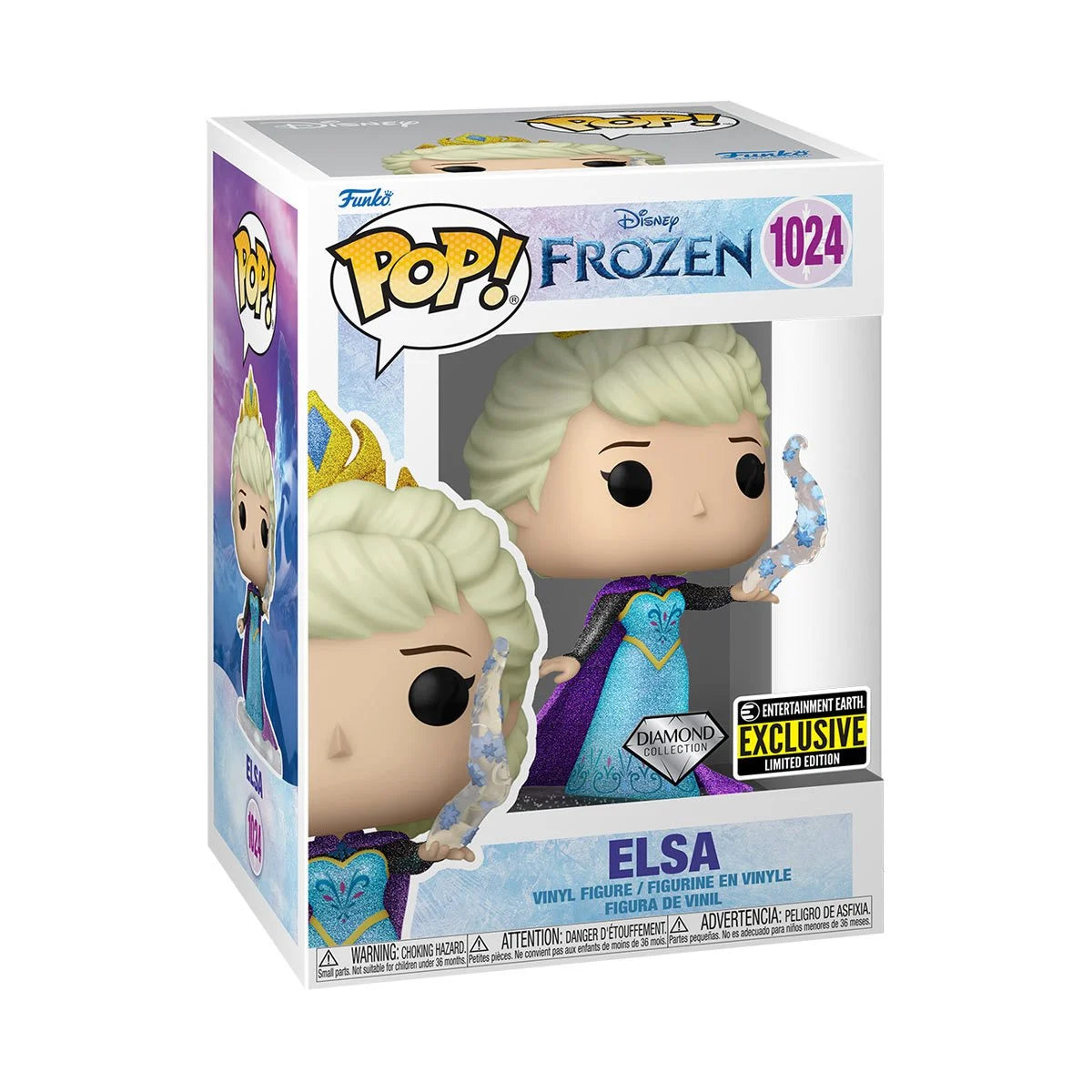 Funko Pop! Frozen - Elsa (Diamiond Glitter) (Entertainmet Earth)
