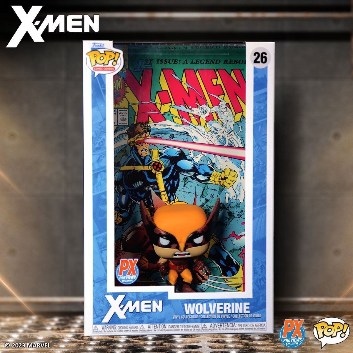 Funko Pop! Comic Cover - X-Men - Wolverine (Previews Exclusive)