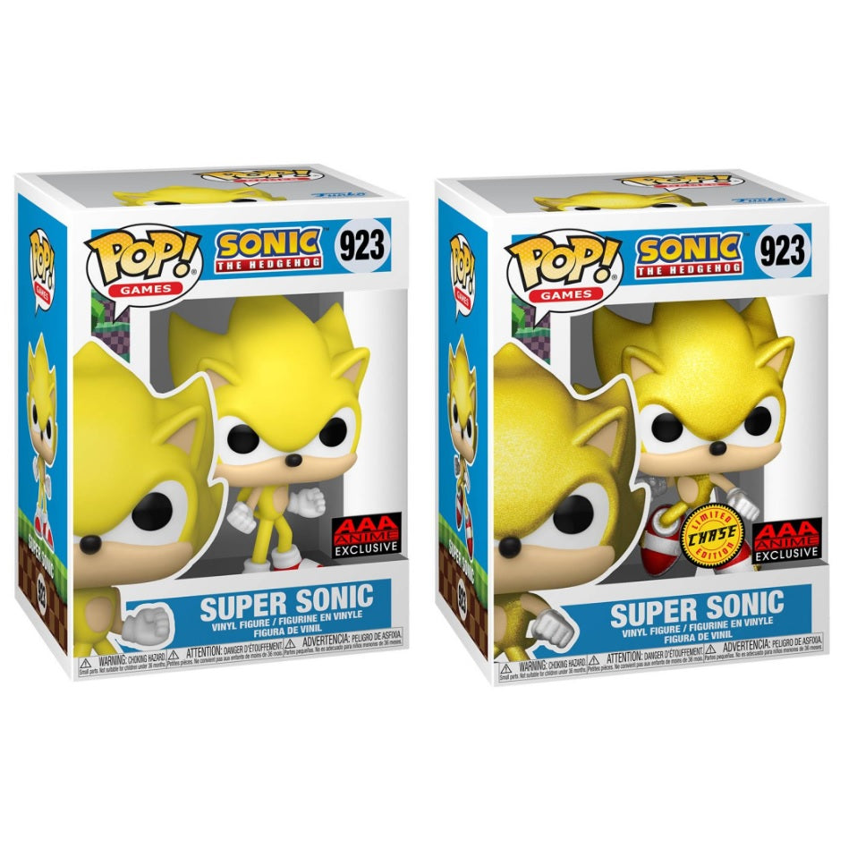 Funko Pop! Sonic: The Hedgehog - Super Sonic (AAA Anime)