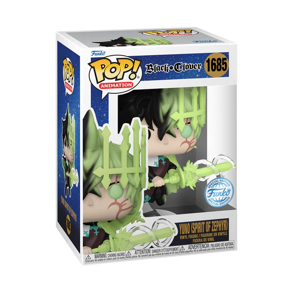 Funko Pop! Black Clover - Yuno (Spirit of Zephyr) (Special Edition)