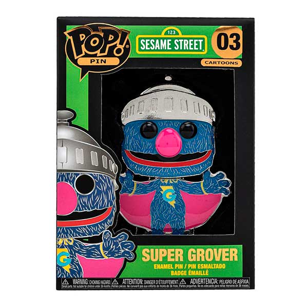 Funko Pop Pins Sesame Street - Super Grover