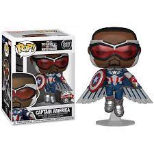 Funko Pop! The Falcon and The Winter Soldier - Captain America (SE) (caja con detalles/daño)