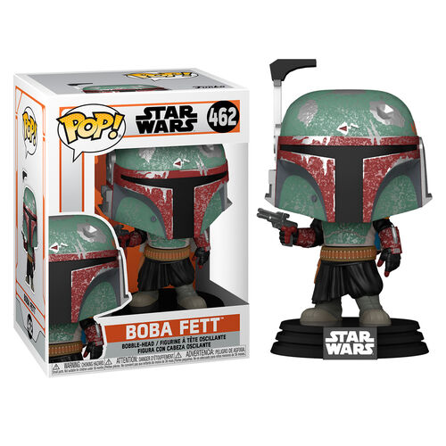 Funko Pop! The Mandalorian - Boba Fett (caja con detalles/daño)