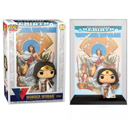 Funko Pop! Comic Cover - DC - Wonder Woman on Throne (Rebirth)