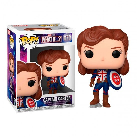 Funko Pop! What If? - Captain Carter (caja con detalles/daño)