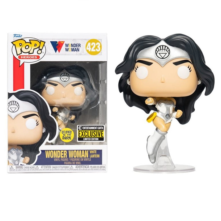 Funko Pop! Wonder Woman White Lantern (GITD) (Entertainment Earth)