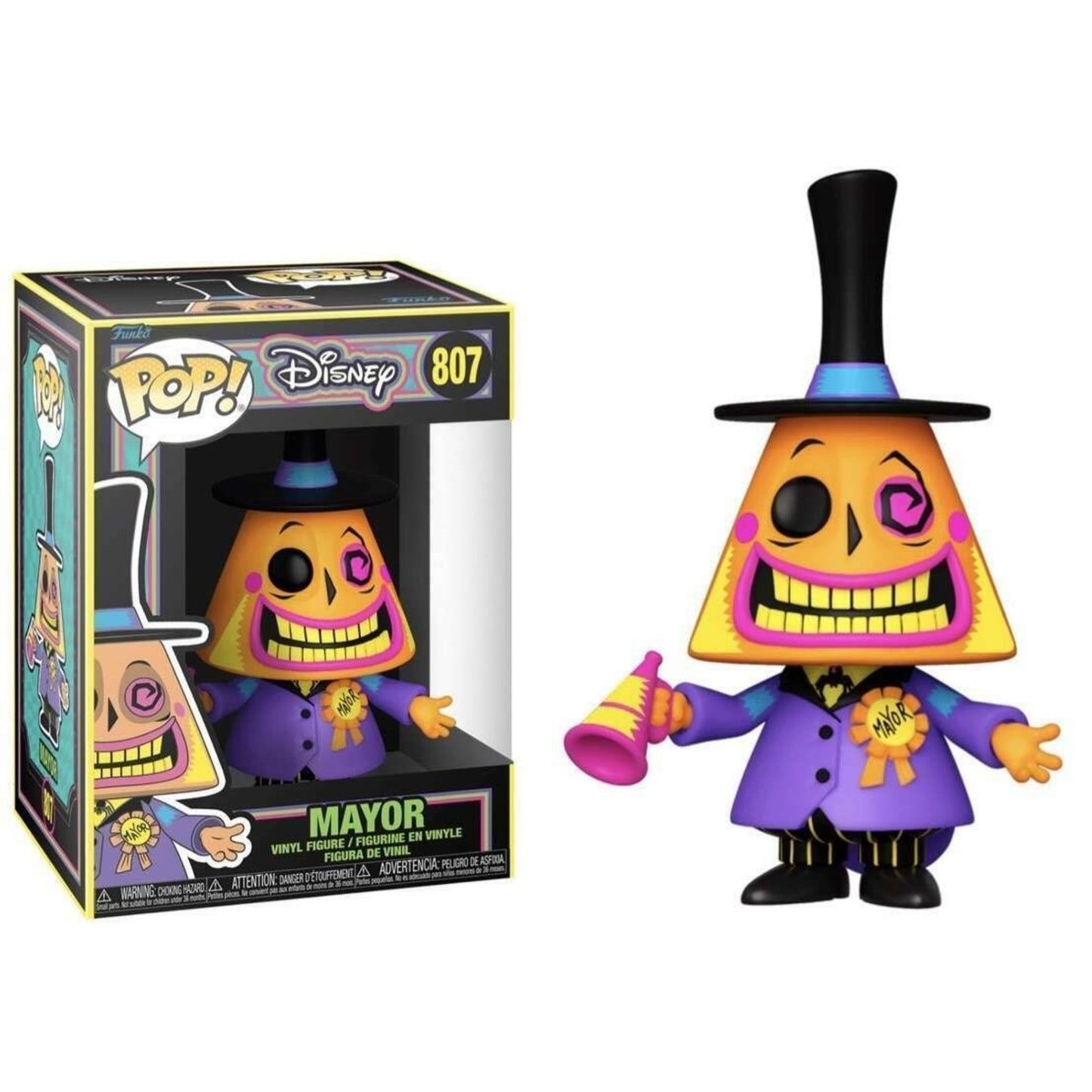 Funko Pop! The Nightmare Before Christmas - Mayor Blacklight