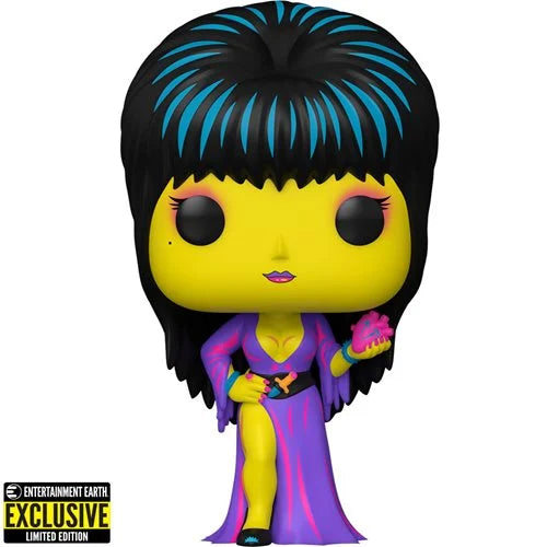 Funko Pop! Elvira Black Light (Entertainment Earth)