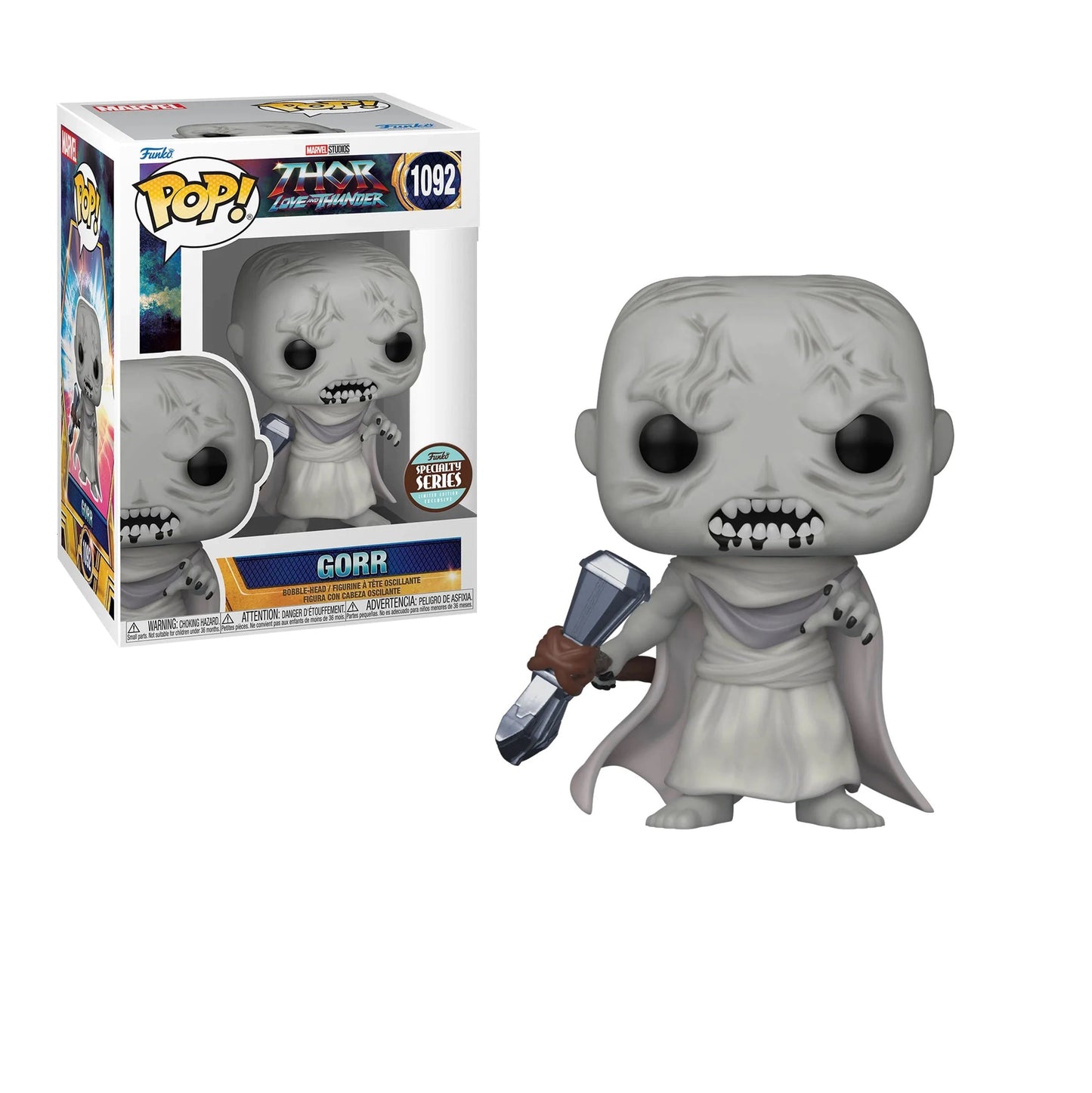 Funko Pop! Thor: Love and Thunder - Gorr (Specialty Series) (caja con detalles/daño)