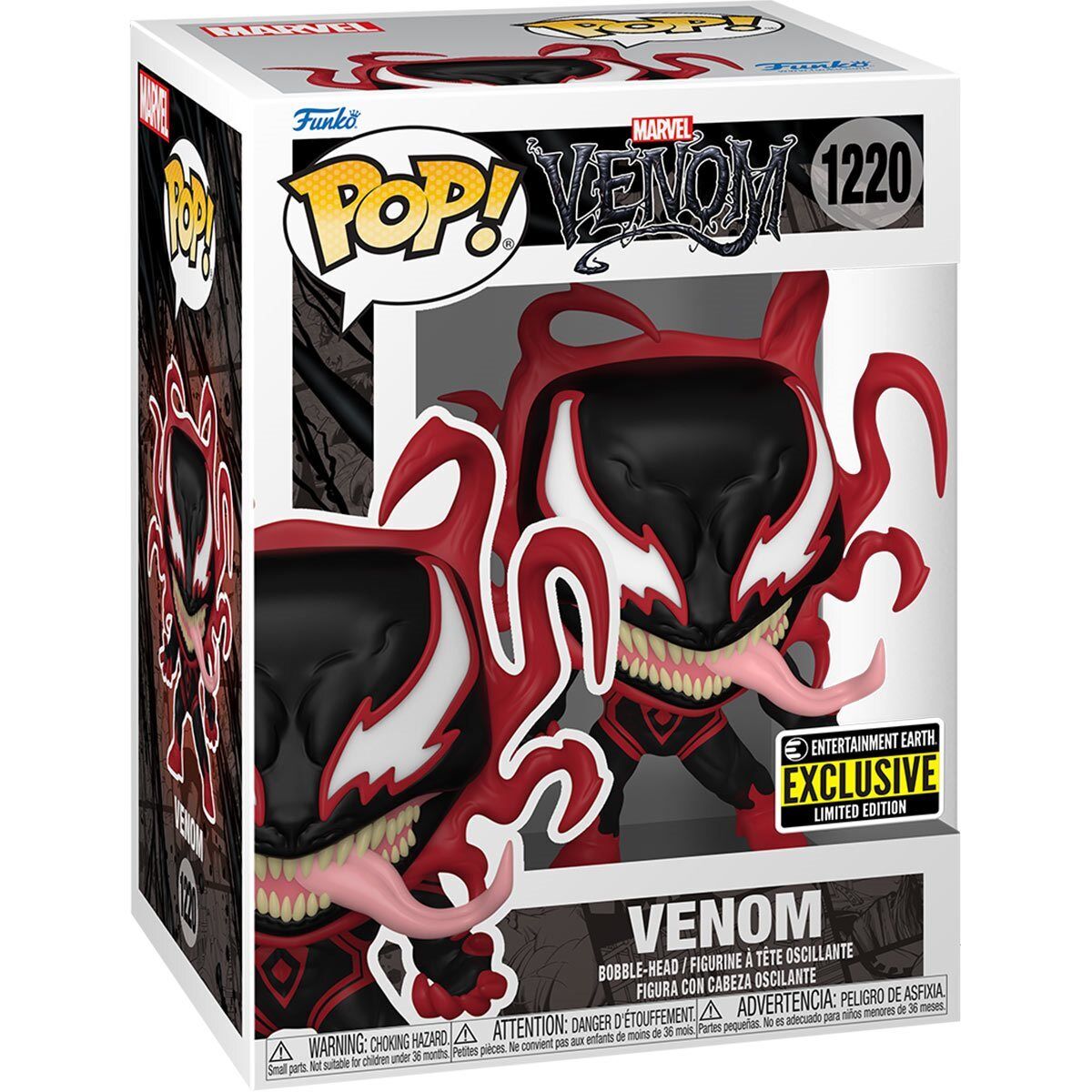 Funko Pop! Venom - Venom (Miles Morales) (Entertaiment Earth) (caja con detalles/daño)