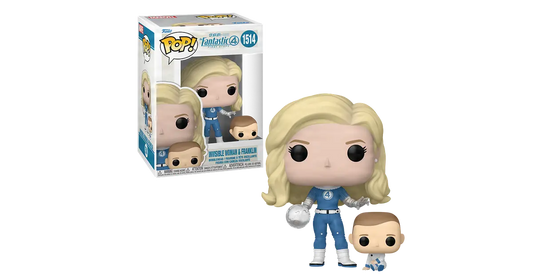 Funko Pop! The Fantastic 4: First Steps - Invisible Woman & Franklin