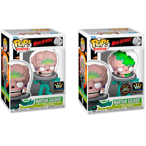 Funko Pop! Mars Attacks! - Martian Soldier w/Chase (Specialty Series)