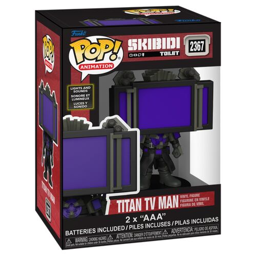 Funko Pop! Skibidi Toilet - Titan TV Man (Lights and Sound)