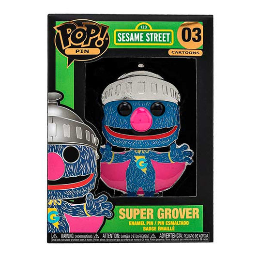 Funko Pop Pins Sesame Street - Super Grover