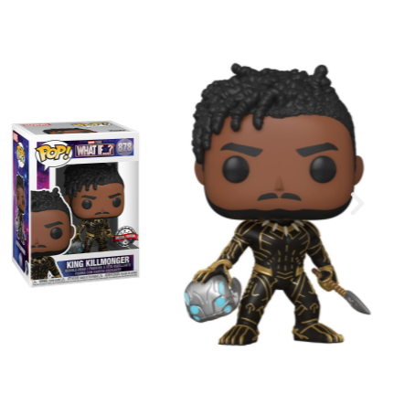 Funko Pop! What If? - King Killmonger (SE) (caja con detalles/daño)