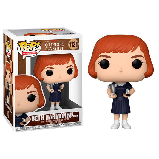 Funko Pop! The Queen´s Gambit - Beth Harmon with Trophies (caja con detalles/daño)